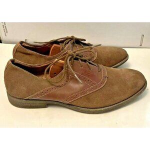 Robert Wayne Creio Men's Size US 10.5D Oxfords Brown Suede leather